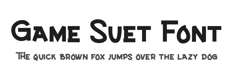 Game Suet Font by letterfiastudio — Display Font