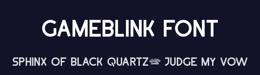 Gameblink Font by noahtype — Display Font — thumbnail 2