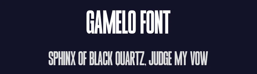 Gamelo Font by Funtype — Decorative Font — thumbnail 2