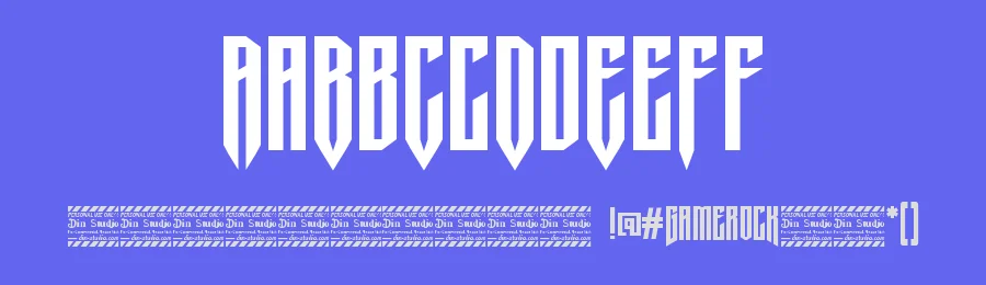 Gamerock Display Font by Din Studio — Display Font — thumbnail 3