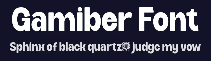 Gamiber Font by burntilldead — Sans Serif Font — thumbnail 2