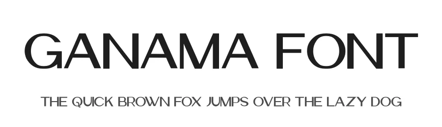 Ganama Font by letterfiastudio — Sans Serif Font