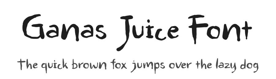 Ganas Juice Font by Denustudios — Script Handwritten Font