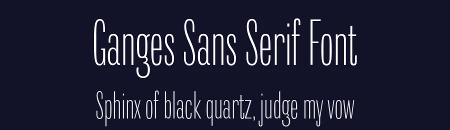 Ganges Sans Serif Font by ROHH — Sans Serif Font — thumbnail 2