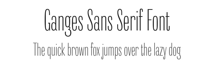 Ganges Sans Serif Font by ROHH — Sans Serif Font