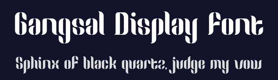 Gangsal Display Font by Dantype — Display Font — thumbnail 2