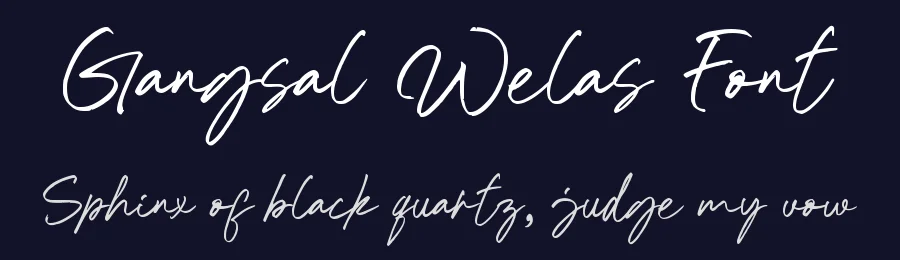 Gangsal Welas Font by GFRcreative — Script Handwritten Font — thumbnail 2