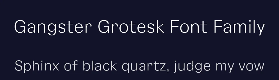 Gangster Grotesk Font Family by Fresh Fonts — Sans Serif Font — thumbnail 2
