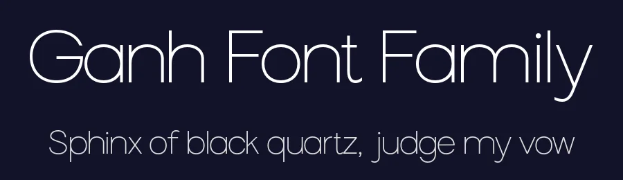 Ganh Font Family by Truong Nguyen Huy — Sans Serif Font — thumbnail 2