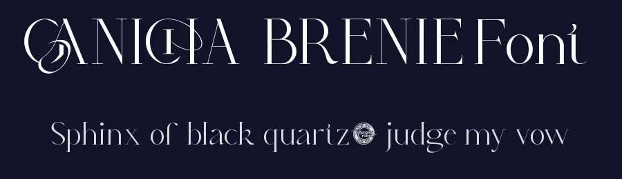 Ganicha Brenie Font by CalligraphyFonts.net — Serif Font — thumbnail 2