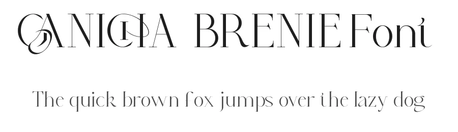 Ganicha Brenie Font by CalligraphyFonts.net — Serif Font