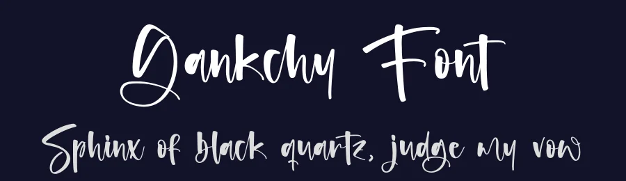 Gankchy Font by letterenastudios — Script Handwritten Font — thumbnail 2