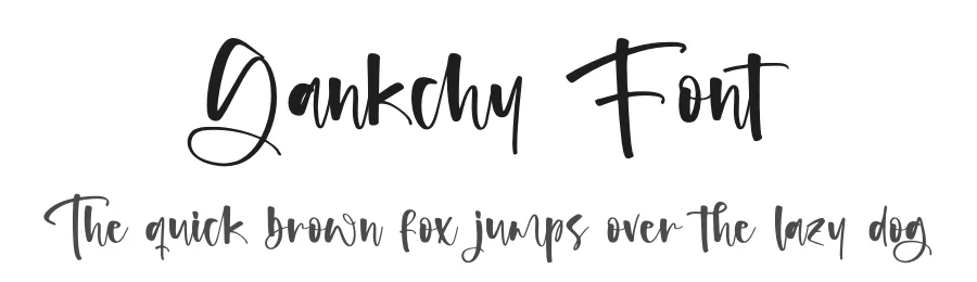 Gankchy Font by letterenastudios — Script Handwritten Font