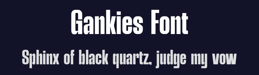 Gankies Font by TypeLogue — Sans Serif Font — thumbnail 2