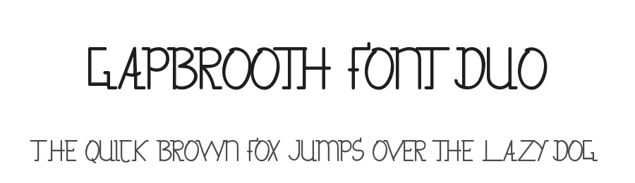 Gapbrooth Font Duo by edricstudio — Script Handwritten Font