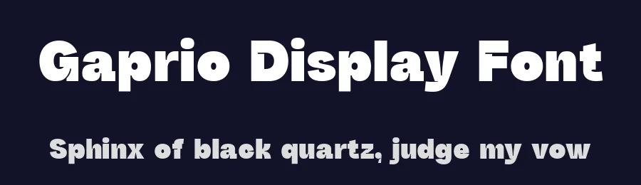 Gaprio Display Font by Lettertype Studio — Display Font — thumbnail 2
