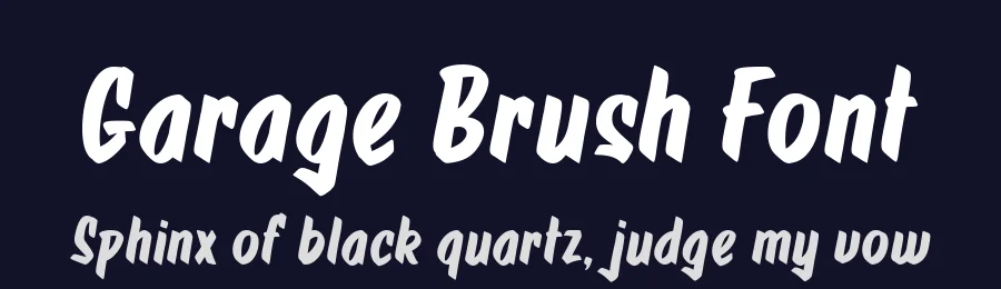 Garage Brush Font by alit design — Script Handwritten Font — thumbnail 2