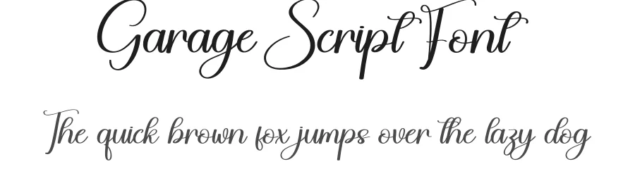 Garage Script Font by creativeletter — Script Handwritten Font