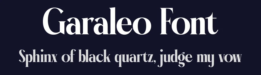 Garaleo Font by timelesstype.co — Display Font — thumbnail 2