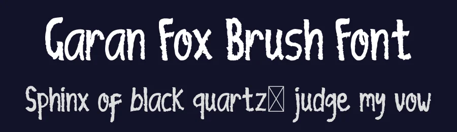 Garan Fox Brush Font by edricstudio — Script Handwritten Font — thumbnail 2