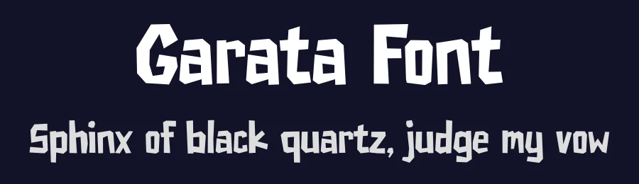 Garata Font by Lettermine — Display Font — thumbnail 2