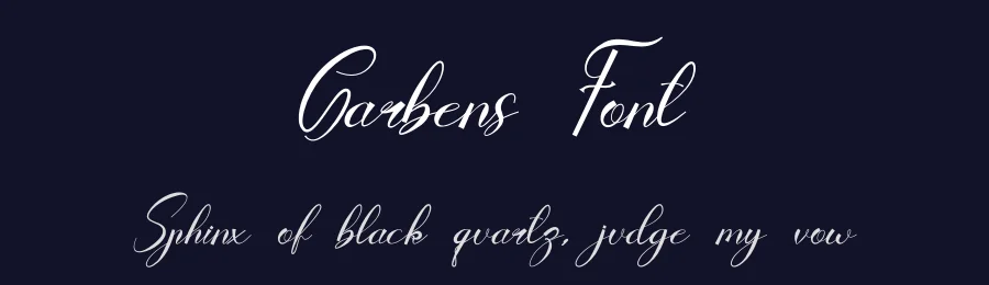 Garbens Font by fahmistudio99 — Script Handwritten Font — thumbnail 2