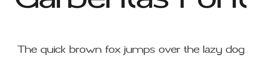 Garbentas Font by ibracreative β Sans Serif Font