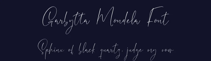 Garbytta Mondela Font by letterfabric — Script Handwritten Font — thumbnail 2