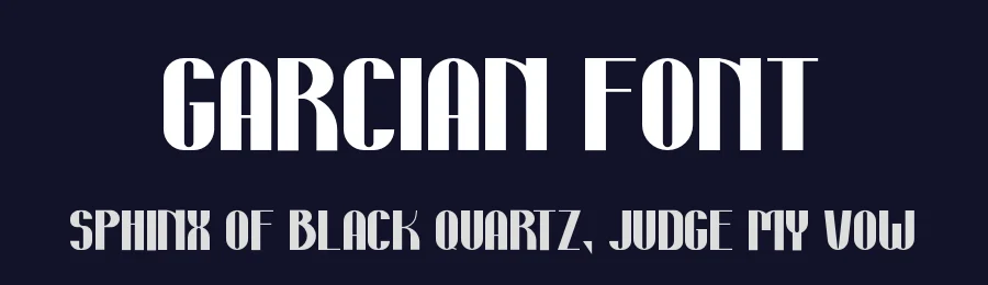Garcian Font by overlaytemplates — Sans Serif Font — thumbnail 2