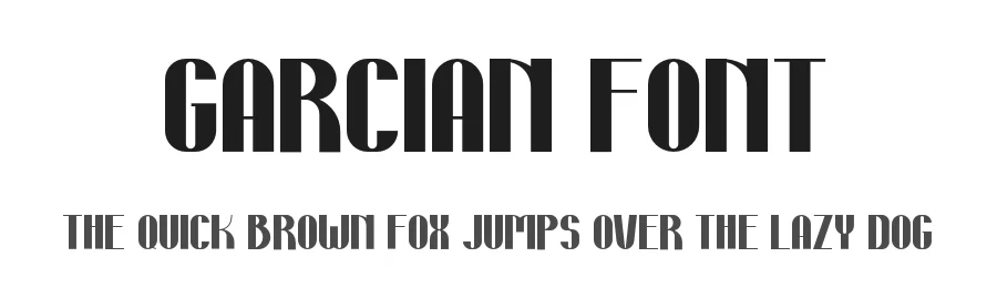 Garcian Font by overlaytemplates — Sans Serif Font