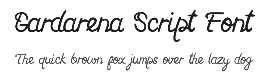 Gardarena Script Font by GraphicSauce — Decorative Font