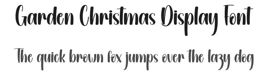 Garden Christmas Display Font by creativeletter — Display Font