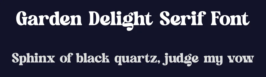 Garden Delight Serif Font by timelesstype.co — Serif Font — thumbnail 2