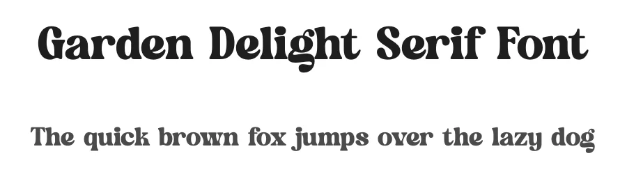 Garden Delight Serif Font by timelesstype.co — Serif Font