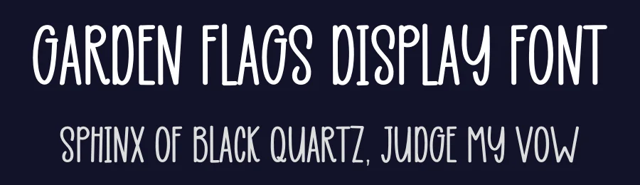 Garden Flags Display Font by inermediaSTUDIO — Display Font — thumbnail 2