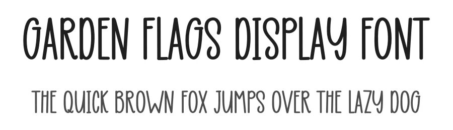 Garden Flags Display Font by inermediaSTUDIO — Display Font