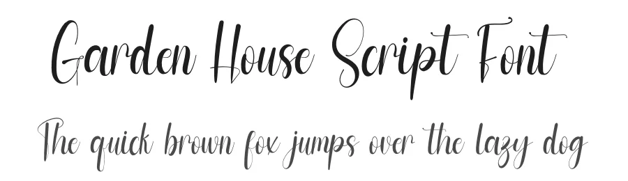 Garden House Script Font by inermediaSTUDIO — Script Handwritten Font