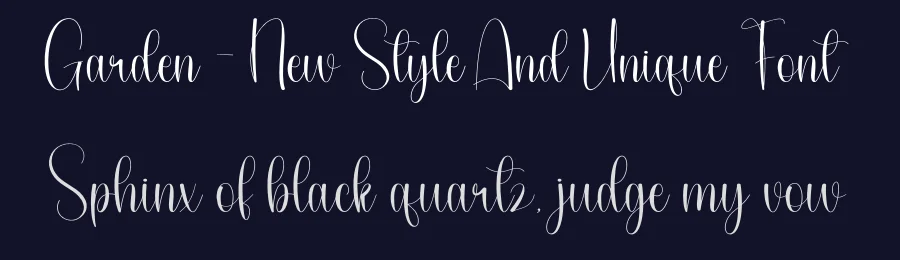 Garden – New Style And Unique Font by andikastudio — Script Handwritten Font — thumbnail 2