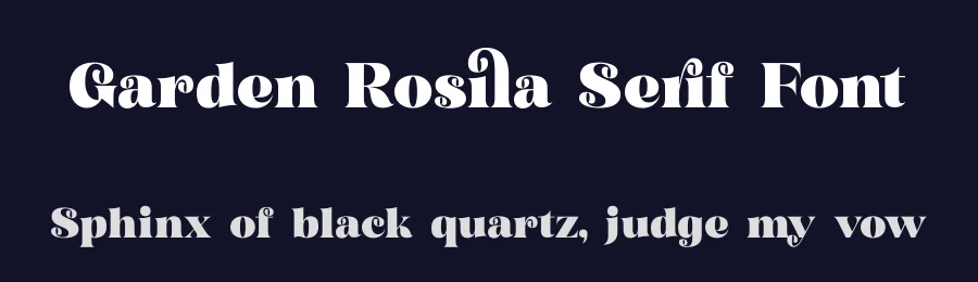 Garden Rosila Serif Font by timelesstype.co — Serif Font — thumbnail 2