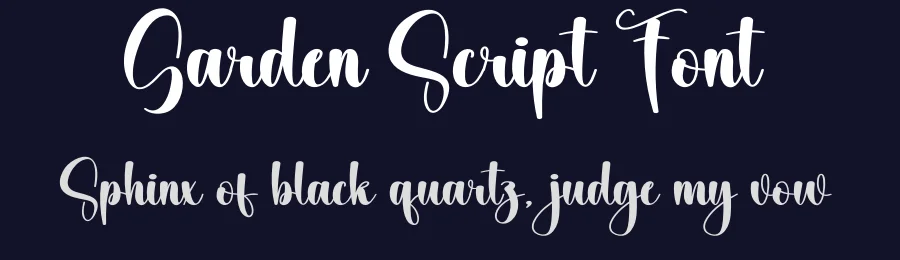 Garden Script Font by creativeletter — Script Handwritten Font — thumbnail 2