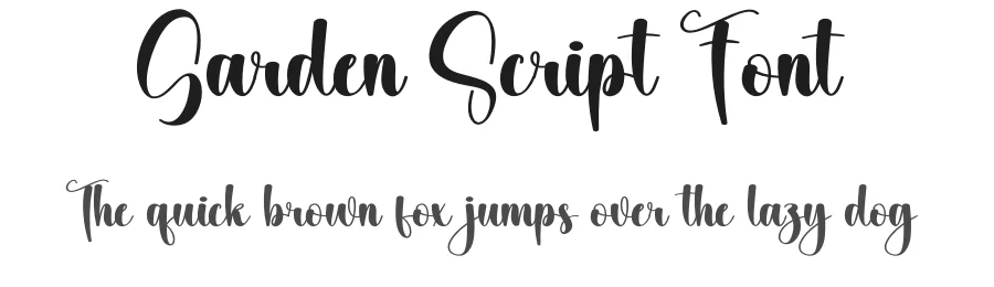 Garden Script Font by creativeletter — Script Handwritten Font