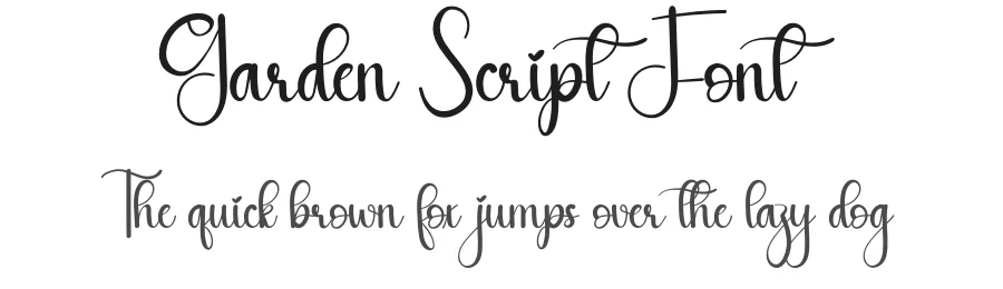 Garden Script Font by andikastudio — Script Handwritten Font