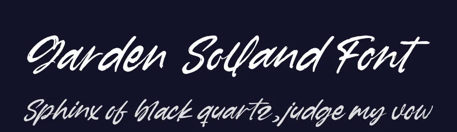 Garden Solland Font by letterenastudios — Script Handwritten Font — thumbnail 2