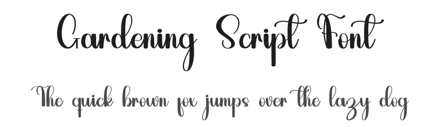 Gardening Script Font by inermediaSTUDIO — Script Handwritten Font