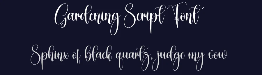 Gardening Script Font by creativeletter — Script Handwritten Font — thumbnail 2