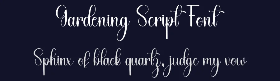 Gardening Script Font by freshtypeink — Script Handwritten Font — thumbnail 2
