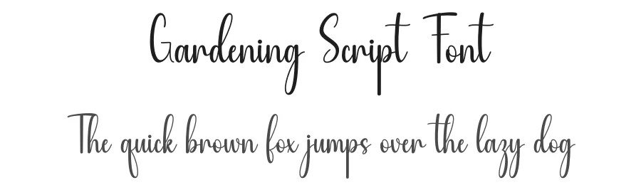 Gardening Script Font by DN Creative — Script Handwritten Font
