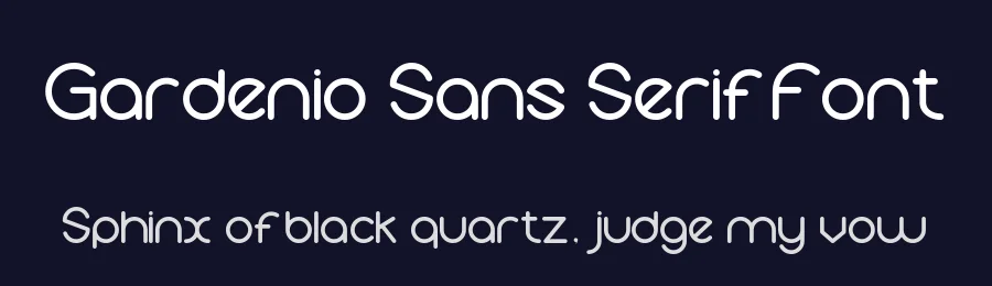 Gardenio Sans Serif Font by Sukolab std — Sans Serif Font — thumbnail 2