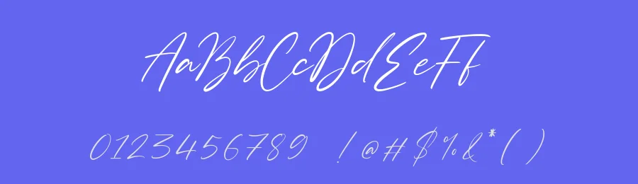 Gardenisa Beauty Calligraphy Font by balpirick — Script Handwritten Font — thumbnail 3