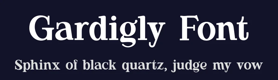 Gardigly Font by UICreative — Serif Font — thumbnail 2